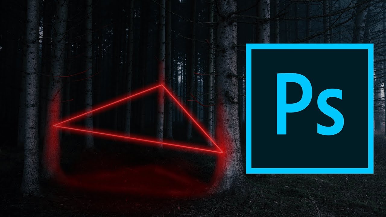 Как сделать неоновое свечение в Adobe Photoshop |  фотошоп уроки